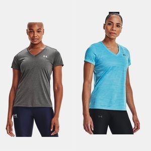 (Bundle of 2) Women's UA Velocity V-Neck Short Sleeve